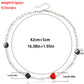 Beach Ethnic Fashion Beaded Necklace Colorful Acrylic Imitation Pearl Necklace Jewelry