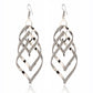 Direct Supply Earrings Exaggerated Retro Earrings Alloy Multi-layer Frosted Spiral Earrings