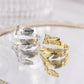 Fashion Feather Ring Open Titanium Steel Ring Angel Wings Hip Hop Stainless Steel Ring Jewelry