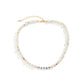 Jewelry Holiday Beaded Alphabet Necklace Women Bohemian Colorful Acrylic Single Layer Necklace