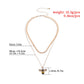 Jewelry Fashion Full Diamond Drop Glaze Butterfly Pendant Necklace Female Trend Multi-layer Snake Bone Chain Necklace