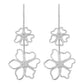 E1892 Jewelry ZA Metal Simple Personality Love Flower Earrings Creative Cold Earrings