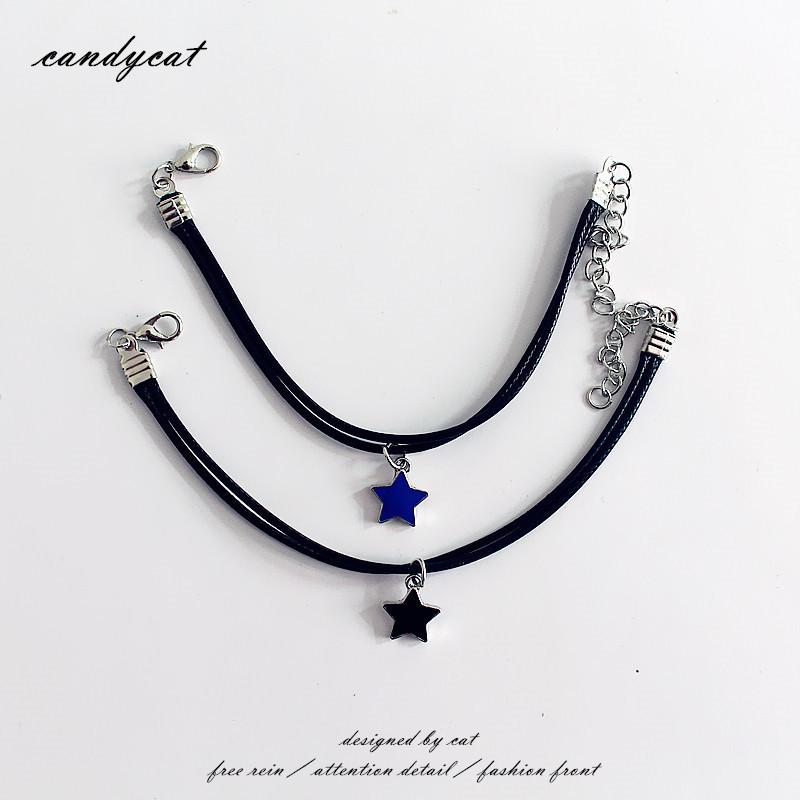 Fashionable jewelry, all-match star girlfriends bracelet, adjustable personality, male and female couple bracelet