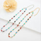 Bohemian Jewelry Retro Colorful Eyes Gold Fashion Bracelet Necklace Women