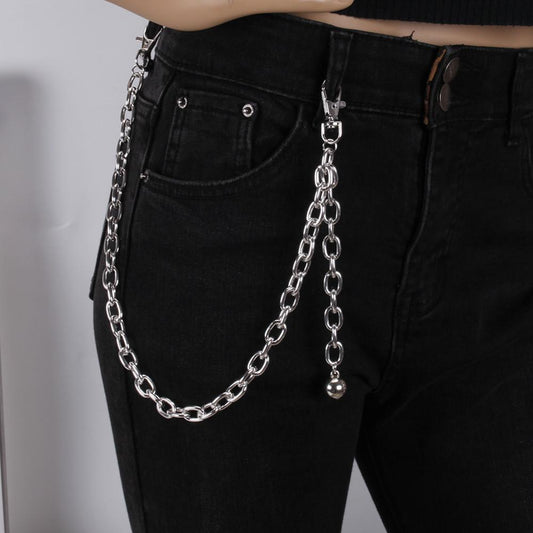 Accessories Hong Kong personality trend song U-shaped waist chain ins hip-hop belt pants chain