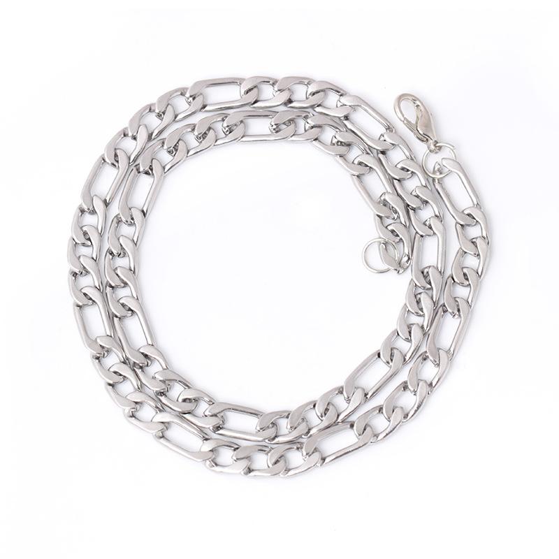 Taobao Tmall stainless steel three to one NK chain necklace cold fashion titanium steel jewelry