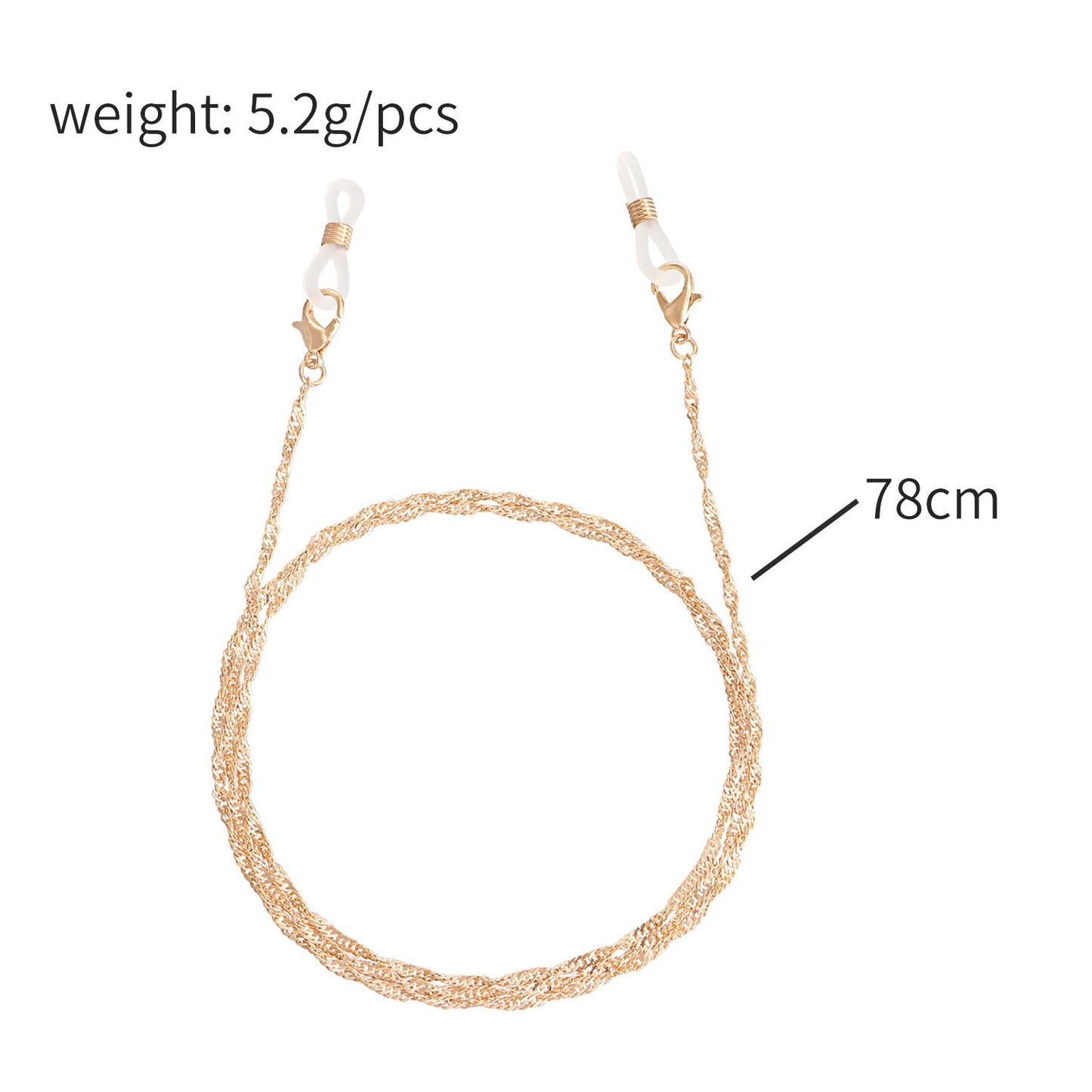 Mask chain glasses chain glasses chain mask chain glasses metal chain