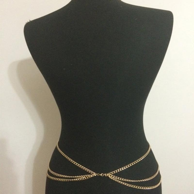 Sexy Chain Body Chain Waist Chain Integrated Chain Simple Fashion Jewelry