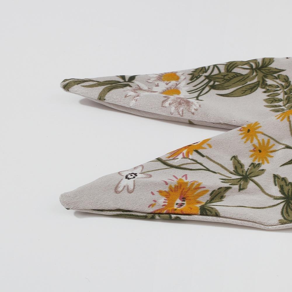 F3985 Retro Fashion Net Red Hair Band Ribbon Spring Summer Small Fresh Fabric Flower Simple Headwear