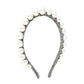 F3456 fashion hair hoop imitation pearl temperament lady hair accessories net red palace pressing hair head hoop female