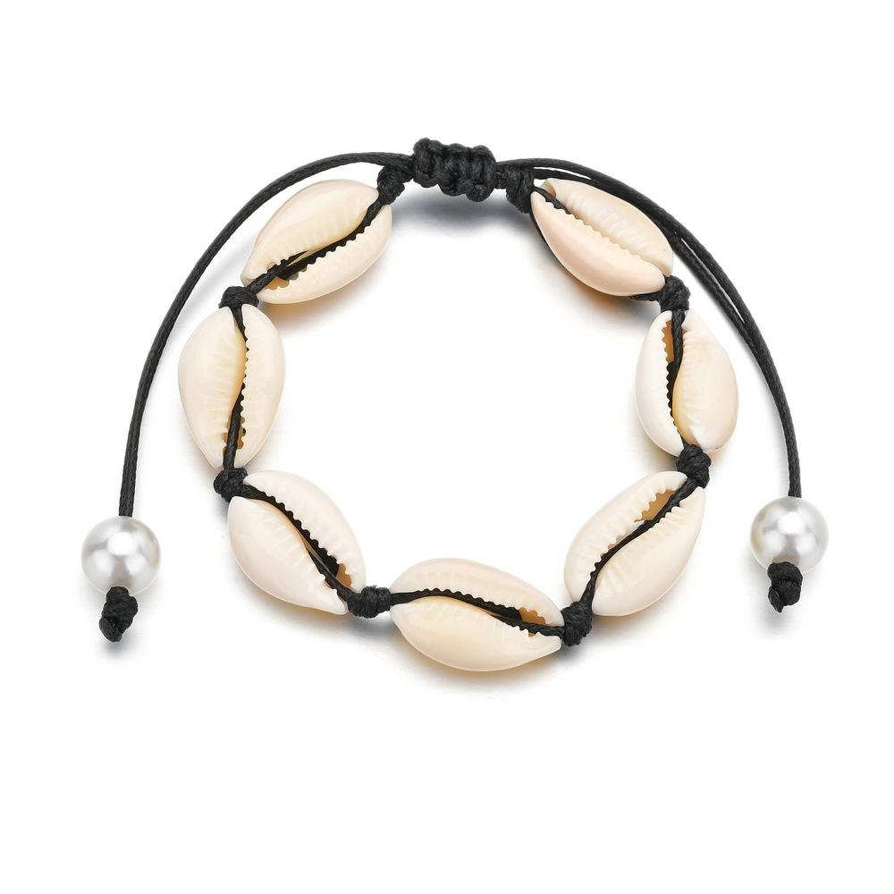 Accessories Boho Vintage Seashell Necklace Bracelet Set Ornament