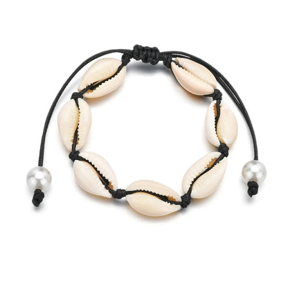 Accessories Boho Vintage Seashell Necklace Bracelet Set Ornament