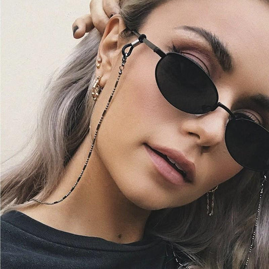 Glasses Chain Fashion Metal Glasses Lanyard Hanging Neck Mirror Sunglasses Chain Mask Hanging Chain