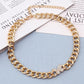 Jewelry Creative Diamond Butterfly Simple Necklace Exaggerated Punk Metal Chain Versatile Necklace