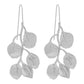 E1877 Retro Temperament Gold Leaf Earrings ZA Family Personality Earrings Simple Alloy Exaggerated Earrings