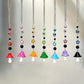 Creative Devil's Eye Keychain Colorful Mushroom Bag Pendant Multi-purpose Jewelry Accessories