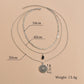 Fashion Water Drop Resin Bound Diamond Round Alloy Pendant Necklace Vintage Multilayer Necklace Accessories