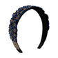 F4459 Baroque retro light luxury headband imitation crystal beaded heavy industry palace exaggerated dinner headband