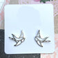 Jewelry simple personality hollowed out small swallow earrings pigeon small animal ear jewelry