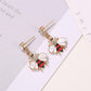 Earrings Cute Bee Diamond Stud Earrings Female Personality Sweet Earrings Long Earrings
