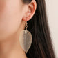 Popular retro earrings fashion temperament long hollow leaf earrings earrings