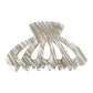 F4348 Elegant Lazy Fashion Clip Contrast Color Texture Geometric Pop Street Shoot Lady Shark Hair Clip