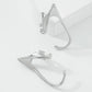 E1158 Simple no pierced ear hanging personality night jump di diamond earrings slim fashion earrings women