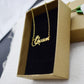 Exquisite crown chosenn necklace English letters choose destiny choker collar