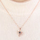 One hundred languages of the same style I love you necklace micro-inlaid zircon heart-shaped pendant jewelry
