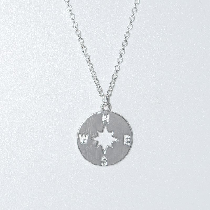 Export Jewelry Compass Compass Necklace Female Pendant Clavicle Chain
