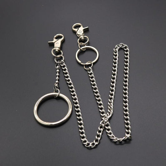 Hip-hop punk fashion metal lock waist chain personality popular jeans chain ins