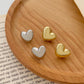 Ins small love earrings women's fashion niche design metal peach heart earrings temperament earrings trend