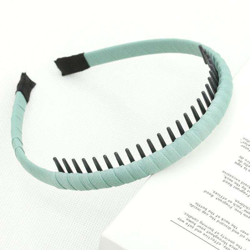 Around the cloth hairpin fabric multi-tooth thin headband stall 2 yuan hair accessories