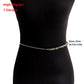 Explosive bohemia natural crystal gravel metal waist chain female decoration waistchain