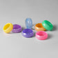 Explosive retro fashion honeycomb pattern Mori resin magic luminous ring