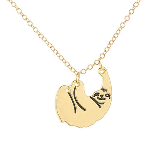 Jewelry Cute Personality Sloth Necklace Little Lazy Delicate Clavicle Chain