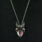 Jewelry Vintage Imitation Moonstone Moon Pendant Necklace Women Water Drop Bohemian Jewelry