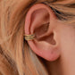 Bohemian retro earrings simple no ear piercing ear bone clip ethnic leaf ear clip ear buckle