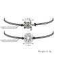 Jewelry Retro Fashion Simple Cord Weaving Bracelet Turtle Compass Anklet Female