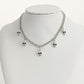 Jewelry Exaggerated Hip Hop Skull Pendant Necklace Punk Metal Tassel Clavicle Chain Necklace