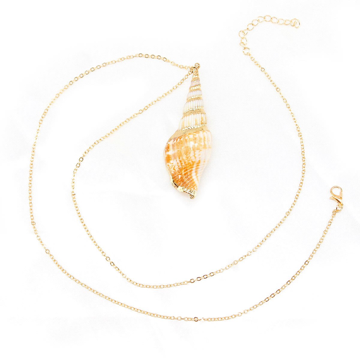 Jewelry Shell Conch Long Necklace Female Personality Creative Accessories Pendant Clavicle Chain