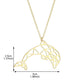 Popular Creative Hollow Great White Shark Dolphin Necklace Female Personality Necklace Electroplated Gold and Silver