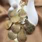 Frosted water drop nine-piece ear clips can be worn with or without ear holes, rubber ear pads are provided