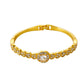 Metal Diamond Bracelet Simple Retro Full Diamond Heart Bracelet Fashion Personality Jewelry Women