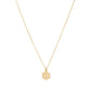 Jewelry French minimalist design sense chain metal pendant cold snowflake pendant necklace