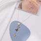 Original fresh small butterfly necklace light luxury niche stainless steel collarbone chain inssen series for girlfriend