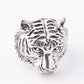 Personality Men's Domineering Retro Leopard Head Ring Fashion Animal Ring Jewelry