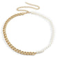Jewelry Temperament Retro Imitation Pearl Waist Body Chain Hip Hop Simple Stitching Chain Waist Chain Female