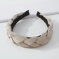 F3911 Simple hair accessories, fashion, personality, creative twist braids, diamond-studded fabric headbands for women