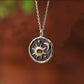 Jewelry Summer Bohemian Vintage Pendant Earrings Necklace Set Female Sun Moon Jewelry